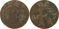 BRANDENBURG PREUSSEN 1/24 TALER Friedrich II. (1740-1786) -
