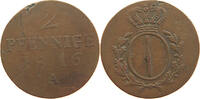 BRANDENBURG PREUSSEN 2 PFENNIG Friedrich Wilhelm III. (1797-1840) -