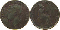 GREAT BRITAIN 1/3 THIRD FARTHING GEORGE IV. (1820-1830) -