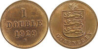 GUERNSEY DOUBLE George V. (1910-1936) -