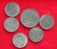 DENMARK 1961 COLLECTION LOT DENMARK 1961 6PC 24G DIV. 3,00 EUR  plus 5,99 EUR verzending