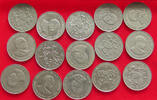 KENYA 50 CENTS COLLECTION LOT KENYA 50 CENTS 41PC 160G -