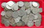 ONLY AL  WORLD COLLECTION LOT WORLD EUROPE ONLY ALUMINIUM COINS 96PC 144G DIV.