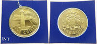 BARBADOS 5 CENTS 1975 PROOF 7,00 EUR  plus 5,99 EUR verzending