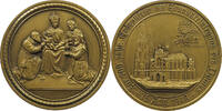 Köln Medaille Domansicht / Anbetung Jesu und Mariae durch die Heiligen 3 Könige -