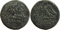 GREECE ANCIENT PONTOS AE PONTOS AMISOS ZEUS EAGLE ON THUNDERBOLT -