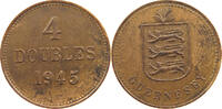 GUERNSEY 4 DOUBLES George VI. (1936-1952) -