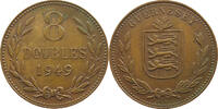 GUERNSEY 8 DOUBLES George VI. (1936-1952) -