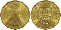 JERSEY 1/4 SHILLING Elizabeth II. (1952-2022) -