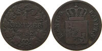 BAYERN KREUZER Maximilian II. Joseph (1848-1864) -