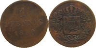 BAYERN PFENNIG Maximilian II. Joseph (1848-1864) -