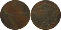 BAYERN PFENNIG Maximilian II. Joseph (1848-1864) -