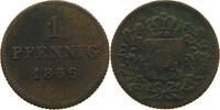 BAYERN PFENNIG Maximilian II. Joseph (1848-1864) -