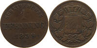 BAYERN PFENNIG Maximilian II. Joseph (1848-1864) -