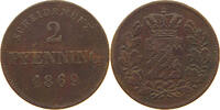 BAYERN 2 PFENNIG Ludwig II. 1864-1886 -