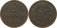 BAYERN 2 PFENNIG Ludwig II. 1864-1886 -