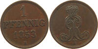 BRAUNSCHWEIG CALENBERG HANNOVER PFENNIG Georg V. 1851-1866. -