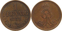 BRAUNSCHWEIG CALENBERG HANNOVER PFENNIG Georg V. 1851-1866. -