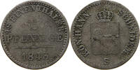 BRAUNSCHWEIG CALENBERG HANNOVER 6 PFENNIG Ernst August 1837-1851 -