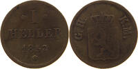 HESSEN DARMSTADT HELLER Ludwig III. 1848-1877 -