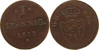 HESSEN DARMSTADT PFENNIG Ludwig I. 1806-1830 -