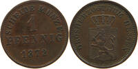 HESSEN DARMSTADT PFENNIG Ludwig III. 1848-1877. -