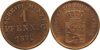 HESSEN DARMSTADT PFENNIG Ludwig III. 1848-1877. -