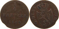 HESSEN DARMSTADT 1/4 KREUZER Ludwig I. 1806-1830 -