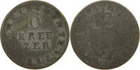 HESSEN DARMSTADT 6 KREUZER Ludwig I. 1806-1830 -