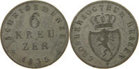 HESSEN DARMSTADT 6 KREUZER Ludwig II. 1830-1848. -