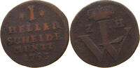 HESSEN KASSEL HELLER 1753 Wilhelm VIII. 1751-1760 S 8,00 EUR  plus 5,99 EUR verzending