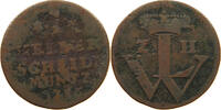 HESSEN KASSEL HELLER Wilhelm VIII. 1751-1760 -