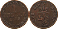 HESSEN KASSEL HELLER 1865 Wilhelm I. 1847-1866 SS- 8,00 EUR  plus 5,99 EUR verzending