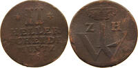 HESSEN KASSEL 2 HELLER Wilhelm VIII. 1751-1760 -