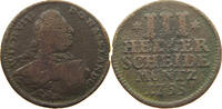 HESSEN KASSEL 3 HELLER Wilhelm VIII. (1751-1760) -