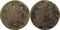 HESSEN KASSEL 4 HELLER Wilhelm IX. 1785-1803 -