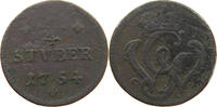 WIED RUNKEL 1/4 STÜBER Johann Ludwig Adolf 1706-1762. -