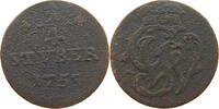 WIED RUNKEL 1/4 STÜBER Johann Ludwig Adolf 1706-1762. -