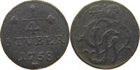 WIED RUNKEL 1/4 STÜBER Johann Ludwig Adolf 1706-1762. -