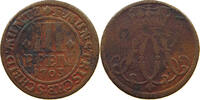 MÜNSTER BISTUM 3 PFENNIG Friedrich Christian v. Plettenberg, 1688 - 1706 -
