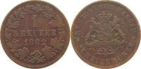 NASSAU KREUZER Adolph 1839-1866 -