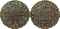 NASSAU KREUZER Adolph 1839-1866 -