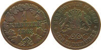 NASSAU KREUZER Adolph 1839-1866 -