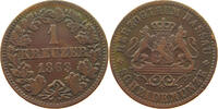 NASSAU KREUZER Adolph 1839-1866 -