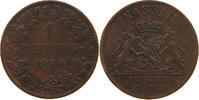 NASSAU PFENNIG Adolph 1839-1866 -