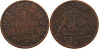 NASSAU PFENNIG Adolph 1839-1866 -