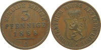 REUSS ÄLTERE LINIE 3 PFENNIG Heinrich XXII. 1859-1902 -