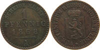 REUSS JÜNGERE LINIE ZU SCHLEIZ PFENNIG Heinrich XIV. 1867-1913 -