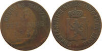 REUSS JÜNGERE LINIE ZU SCHLEIZ 3 PFENNIG Heinrich LXII. 1818-1854 -
