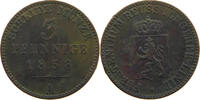 REUSS JÜNGERE LINIE ZU SCHLEIZ 3 PFENNIG Heinrich LXVII. 1854-1867. -